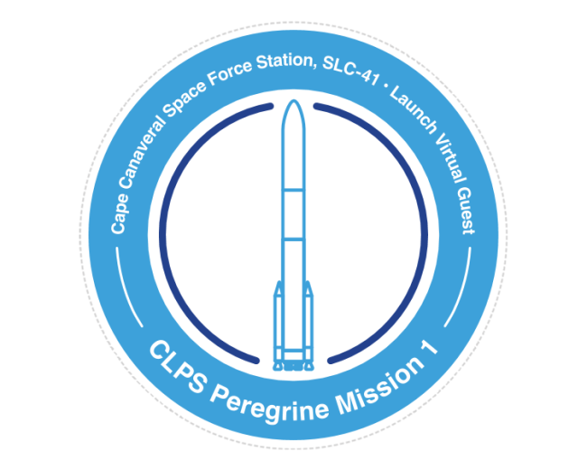 NASA Mission Stamp - CLPS Peregrine Mission 1
